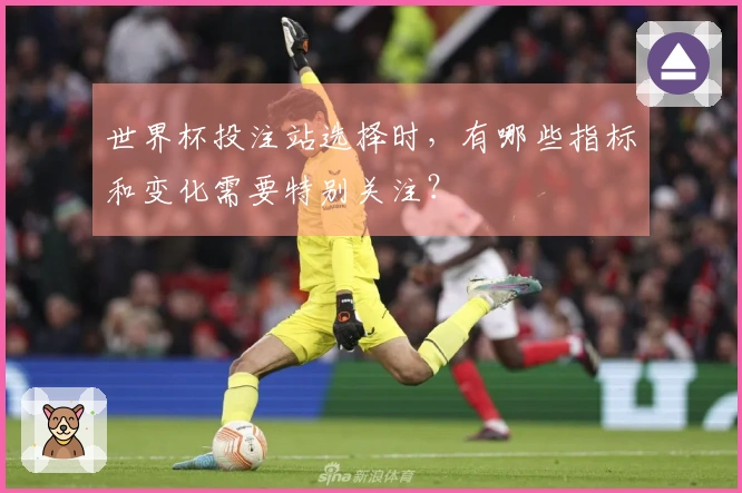 世界杯投注站选择时，有哪些指标和变化需要特别关注？
